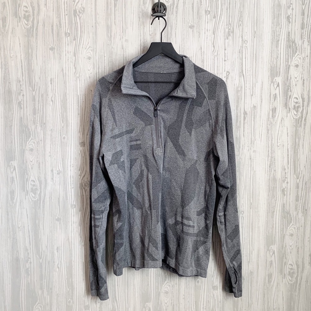 Lululemon Half Zip Metal Vent Tech Camo Pullover